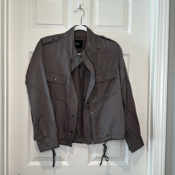 Rails Jackets & Blazers - Rails Grey Rowen Military Jacket -